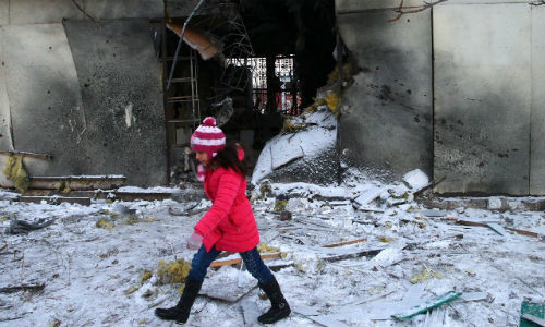 Cư dân miền đông trong những ngày ngừng bắn.