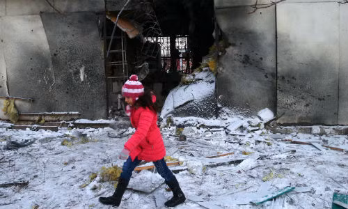 Cư dân miền đông trong những ngày ngừng bắn.