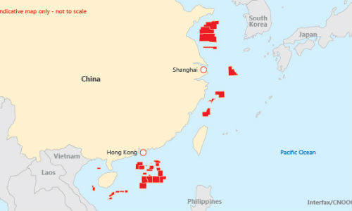 Các lô dầu khí được Trung Quốc mời thầu năm 2014.