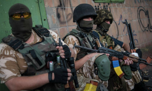 Binh sĩ Quân đội Ukraine.