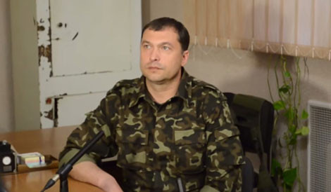 Thống đốc nhân dân tỉnh Lugansk Valery Bolotov.