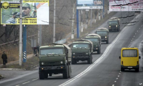 Chien tranh tong luc sap xay ra o mien dong Ukraine?