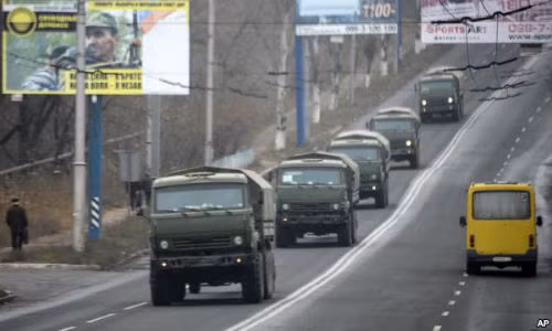 Chien tranh tong luc sap xay ra o mien dong Ukraine?