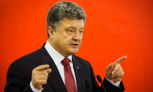 Tổng thống Ukraine Petro Poroshenko.