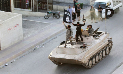 Lực lượng ISIL ở miền đông Syria.
