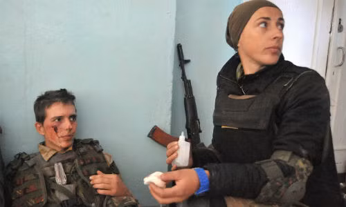 Binh sĩ Ukraine thương vong ở Donetsk.