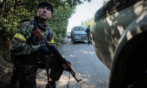 Lực lượng Ukraine ở miền đông.