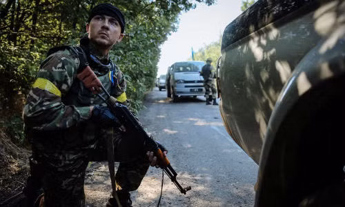 Lực lượng Ukraine ở miền đông.