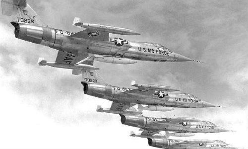 Máy bay chiến đấu F104 của Mỹ trong Chiến tranh Việt Nam.