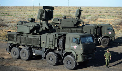Hệ thống phòng không Pantsir-S của Nga.