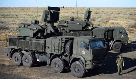Hệ thống phòng không Pantsir-S của Nga.