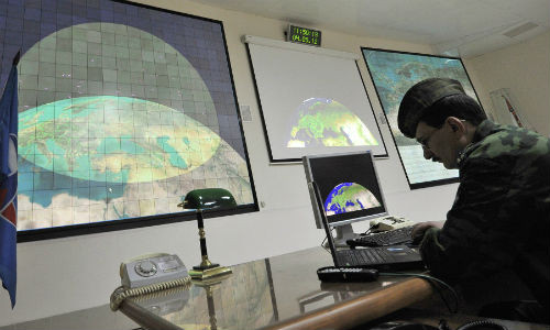 Lực lượng Phòng vệ Không gian của Nga tác chiến.