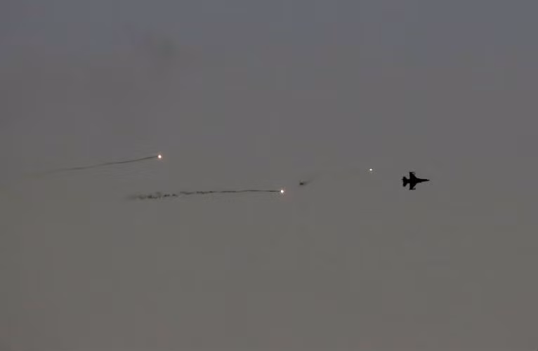 Máy bay chiến đấu F-16 của Israel.