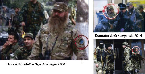 Binh sĩ đặc nhiệm Nga xuất hiện ở cuộc chiến Georgia năm 2008 cũng đã có mặt trong các phần tử vũ trang ở 2 thành phố Kramatorsk và Slavyansk năm 2014. Binh sĩ đặc nhiệm Nga xuất hiện ở cuộc chiến Georgia năm 2008 cũng đã có mặt trong các phần tử vũ trang ở 2 thành phố Kramatorsk và Slavyansk năm 2014.
