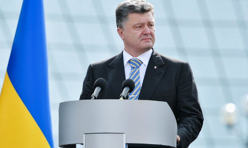 Tổng thống Ukraine Petro Poroshenko.