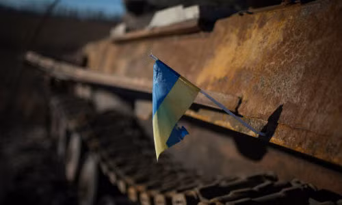 Xe tăng Ukraine ở miền đông.