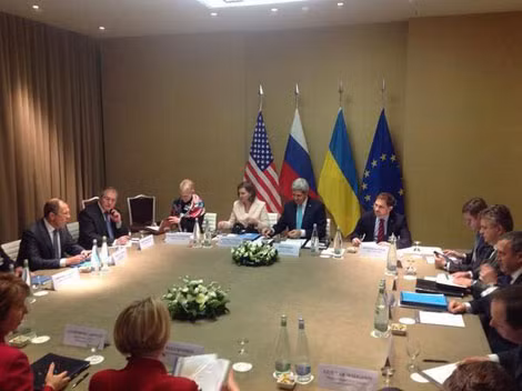 Hội đàm 4 bên ở Geneva ngày 17/4.