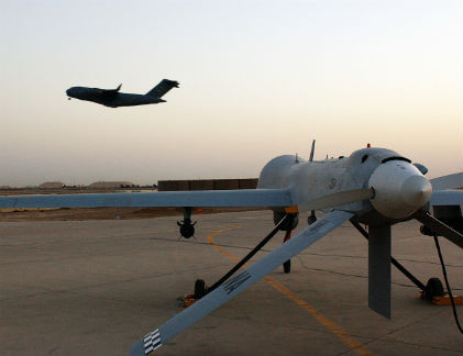 Máy bay không người lái của Mỹ ở Iraq.