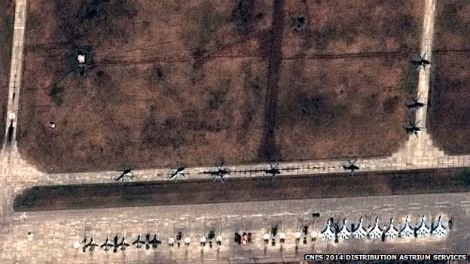 Hình ảnh chụp căn cứ Không quân Primorsko-Akhtarsk.