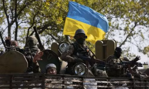 Quân đội Ukraine ở Donetsk.