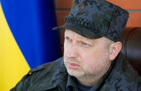 Tổng thống tạm quyền Ukraine Aleksandr Turchinov.