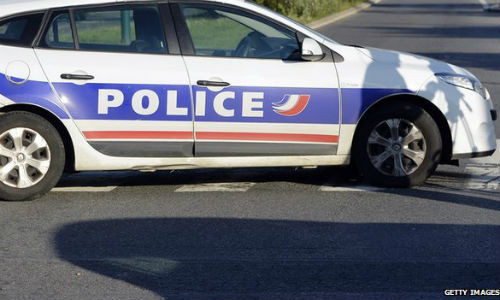 Xe cảnh sát Paris.