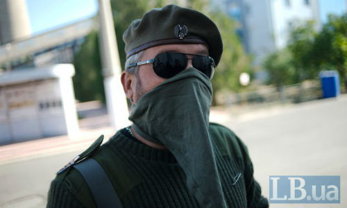 Chiến binh đến từ Crimea trong tiểu đoàn Aidar.