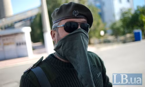 Chiến binh đến từ Crimea trong tiểu đoàn Aidar.