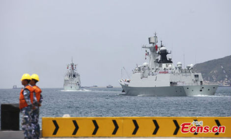 Tàu Trung Quốc rời cảng đi tham dự RIMPAC