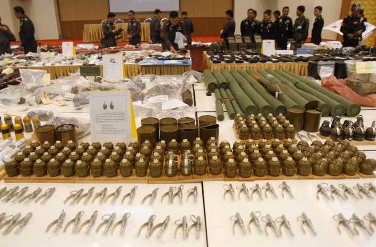 Xét về số vũ khí trên đầu người thì người dân Thái Lan có vũ khí thuộc hàng nhiều nhất thế giới.