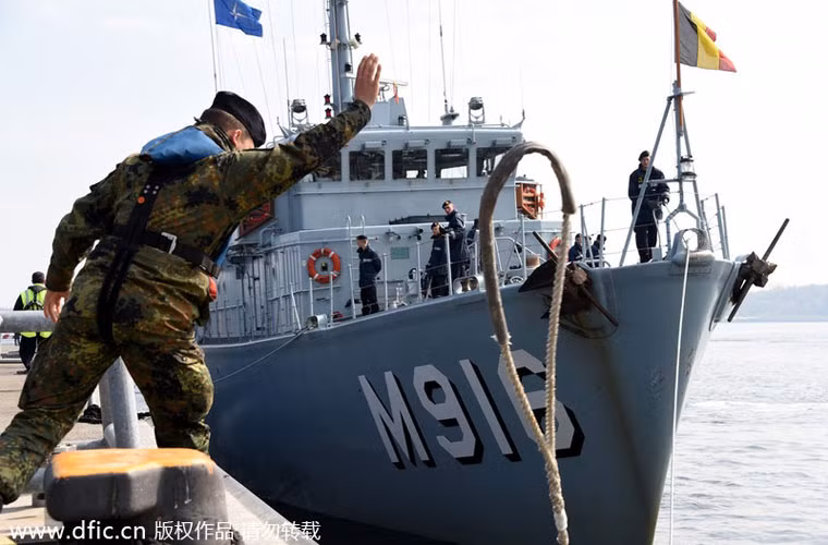 4 tàu quét mìn còn lại bao gồm HNLMS Makkum của Hà Lan, BNS Bellis của Bỉ, HNoMS Otra của Na Uy và ENS Admiral Cowan của Estonia.