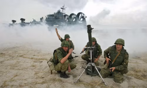 Lính dù Nga tập trận. Ảnh minh họa.