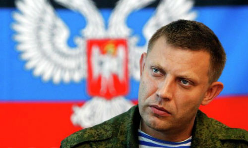 Thủ tướng Cộng hòa Nhân dân Donetsk Aleksander Zakharchenko.
