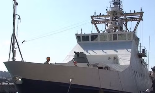 Tàu tuần tra bờ biển của Nga.