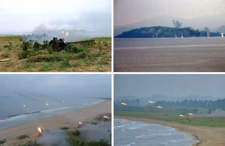 Ông Kim Jong-un cũng thị sát các đơn vị khác trong dịp này.