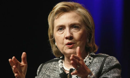 Cựu Ngoại trưởng Mỹ Hillary Clinton.