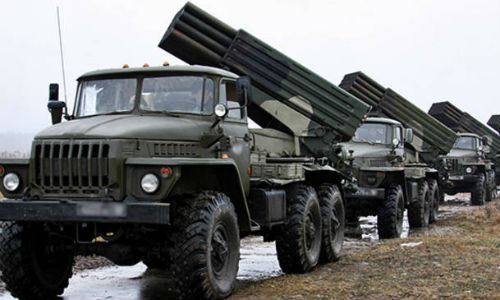 Hệ thống tên lửa phóng loạt Grad.