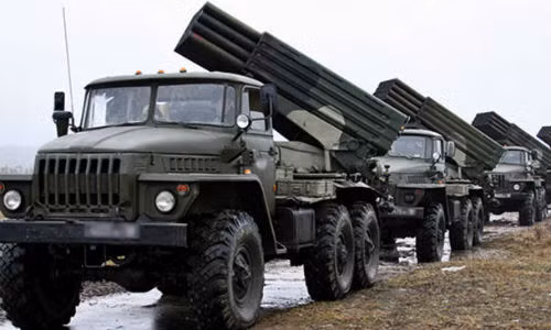 Hệ thống tên lửa phóng loạt Grad.