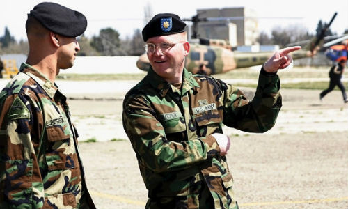 Quân nhân Mỹ tham dự cuộc tập trận Rapid Trident ở Ukraine.