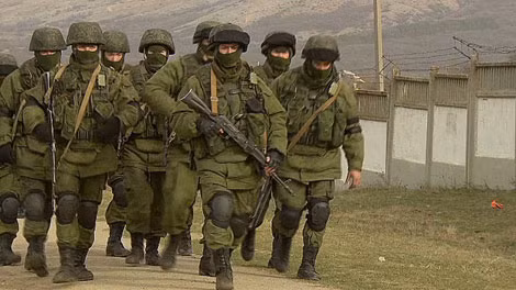 Binh sĩ Nga trong chiến dịch sáp nhập Crimea.
