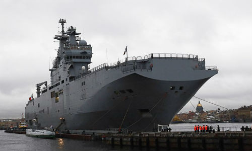 Tàu tấn công đổ bộ Mistral Pháp đóng cho Nga.