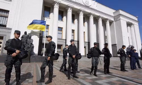 Tòa nhà Quốc hội Ukraine.