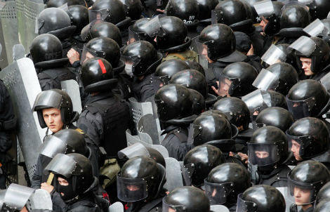 Cảnh sát Ukraine.