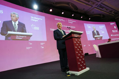 Bộ trưởng Bộ Quốc phòng Mỹ Chuck Hagel chỉ trích Trung Quốc gây bất ổn trong khu vực.