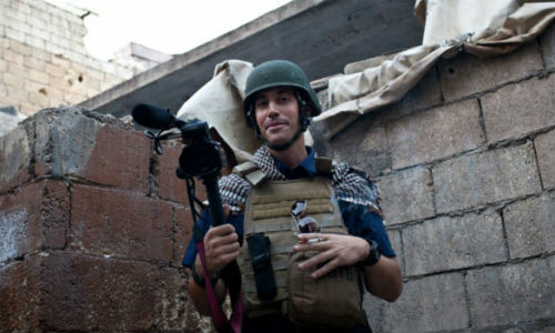 Nhà báo Mỹ James Foley trước khi bị bắt cóc cuối năm 2012.