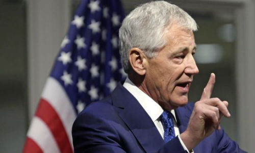 Bộ trưởng Quốc phòng Mỹ Chuck Hagel.