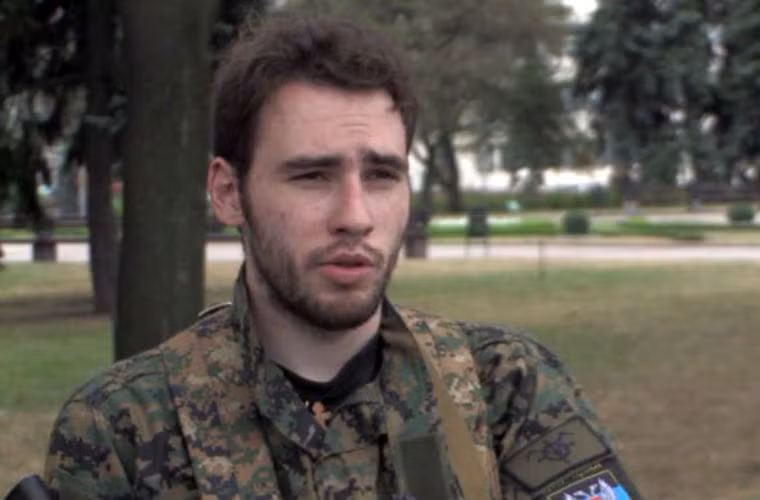 Binh sĩ người Pháp Guillaume trong lực lượng ly khai.