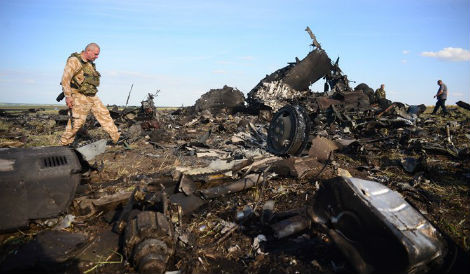 Hiện trường vụ rơi máy bay IL-76.
