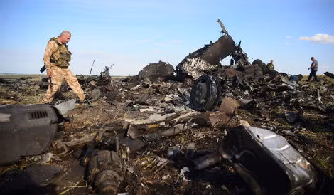 Hiện trường vụ rơi máy bay IL-76.