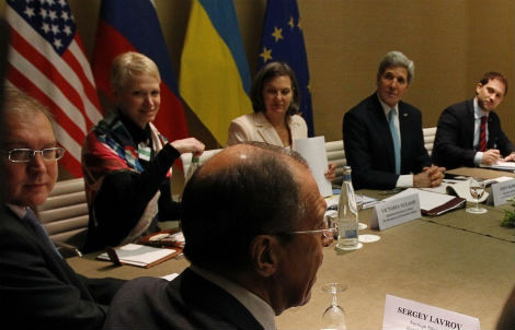 Đàm phán bốn bên ở Geneva.